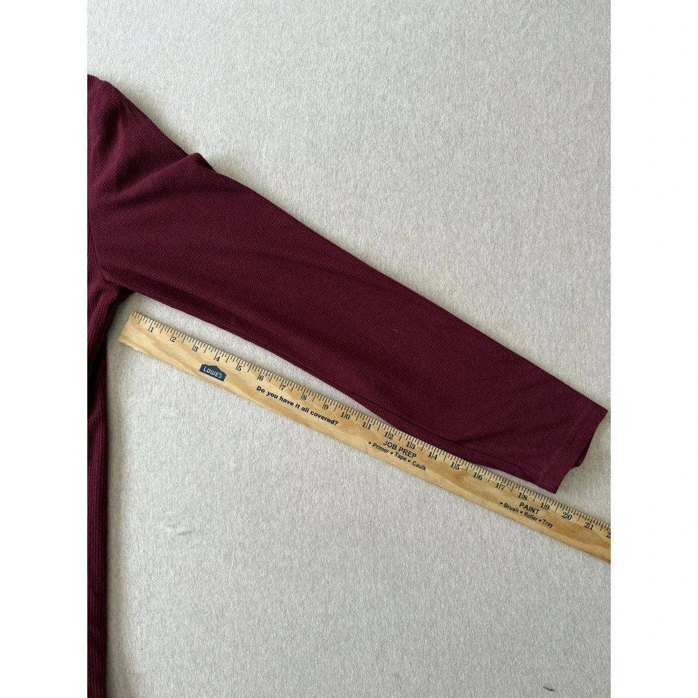 Nomad Men's Large Red Cold Weather Long Sleeve Insulated Thermal Shirt